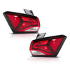 G-PLUS Outer Left+Right Side Tail Light Assembly Rear Brake Lamp Taillight Pair Compatible with Chevy Equinox 2022-2024 85608640, 85132582 Red
