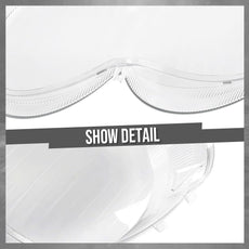 G-PLUS Headlight Lens Cover for Benz W230 SL500 SL600 SL55 2003-2008 Clear Product Features