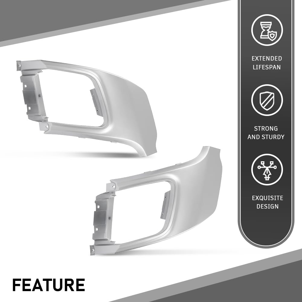 G-PLUS Rear Bumper Tow Eye Cover Trim Dynamic L+R Set Compatible with Range Rover Evoque 2012-2018,Fits with sport type, Fit Dynamic model