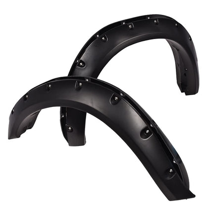 G-PLUS Fender Flares Compatible with Dodge Ram 2500 3500 2010-2017 Not Fit Dually and Chassis Cab Models Pocket Style Wheel Opening Molding Arch Trim 4PCS Black