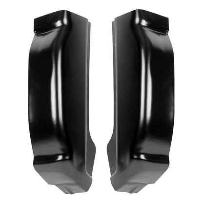 1 Pair Cab Corners Covers Fit For Chevy Silverado GMC Sierra 1999-2007 4 Door Extended Cab Trucks Black