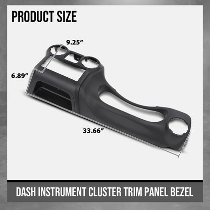 G-PLUS Dash Instrument Cluster Trim Panel Bezel Compatible With Jeep Wrangler 2011-2014