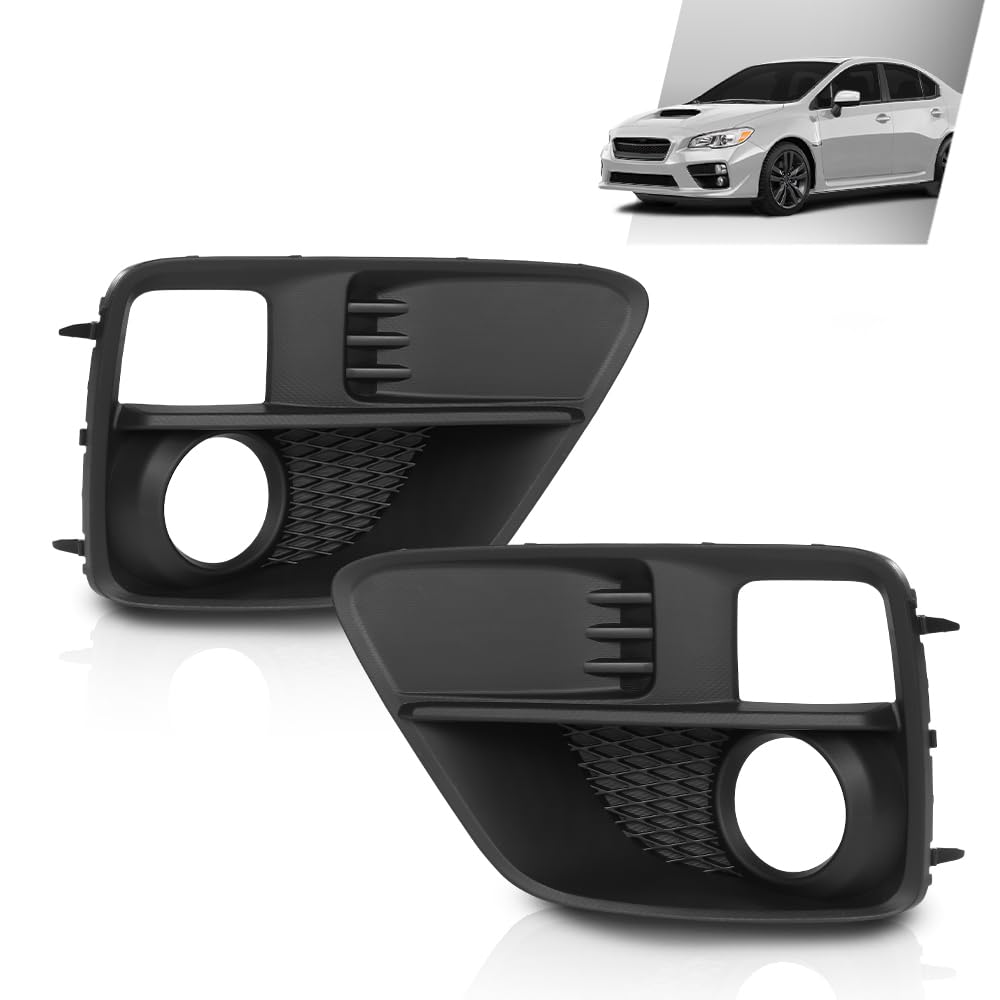 G-PLUS Front Bumper Fog Light Hole Cover Compatible with Subaru WRX 2015-2017,Fit Subaru WRX STI 2015-2017,Fit For Models With Fog Lamps 57731VA010