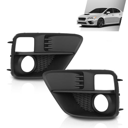G-PLUS Front Bumper Fog Light Hole Cover Compatible with Subaru WRX 2015-2017,Fit Subaru WRX STI 2015-2017,Fit For Models With Fog Lamps 57731VA010
