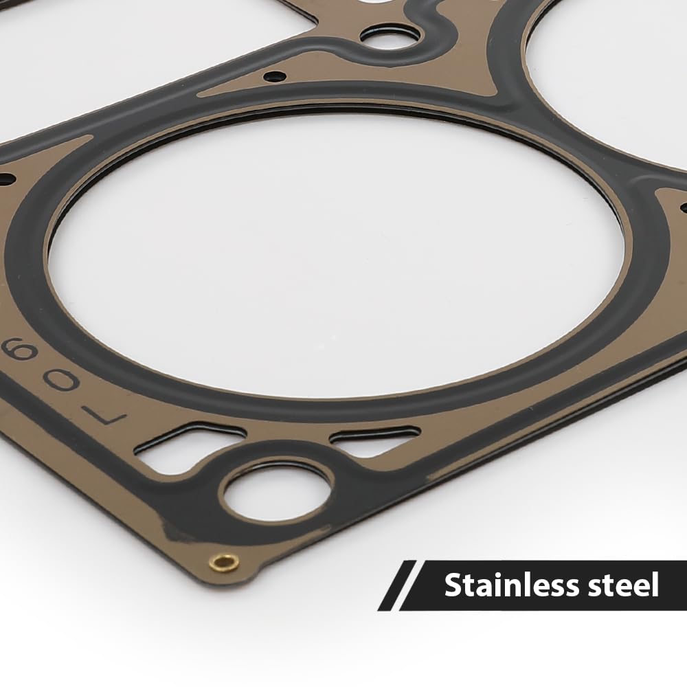 G-PLUS Cylinder Head Gaskets Compatible with LS2 L76 6.0 Chevy Corvette 2005-2007/Chevy Silverado GMC Sierra 2002-2013 12569365, 12575392, 12589227