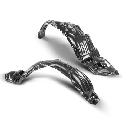 G-PLUS Front Left & Right Fender Liner Set Compatible with Toyota Corolla (submodel: Base, CE, LE, S, XLE, XRS) 2009-2010 | OE Replacement TO1248149/TO1249149 | Impact Resistant Black