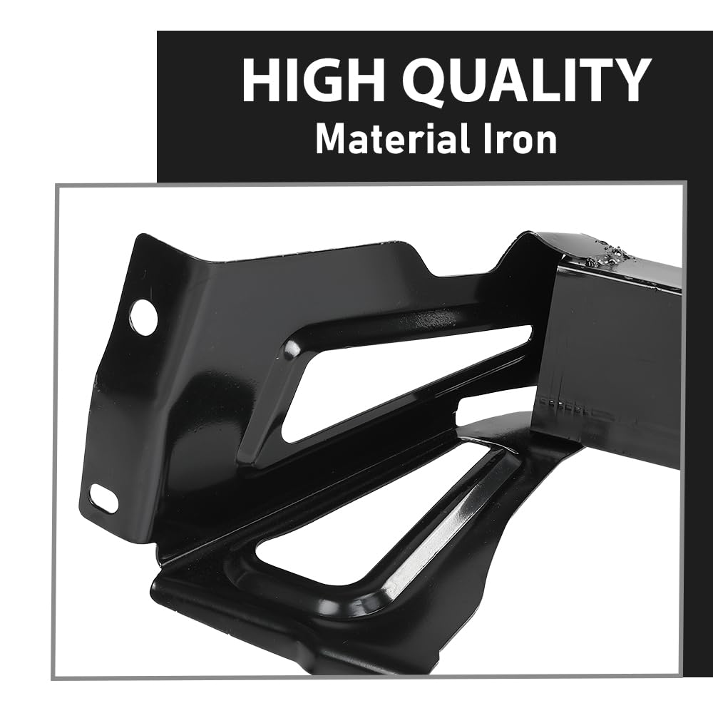 G-PLUS Front Lower Bumper Reinforcement Steel Compatible with Cadillac SRX (submodel: Base, Luxury, Performance, Premium) 2010-2016 20810856, GM1007111 Black