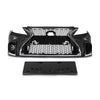 G-PLUS Front Bumper Set (Front Bumper, License Plate) Compatible with 2007-2009 LX LS460 to 18+ LS F-Sport Style 2Pcs