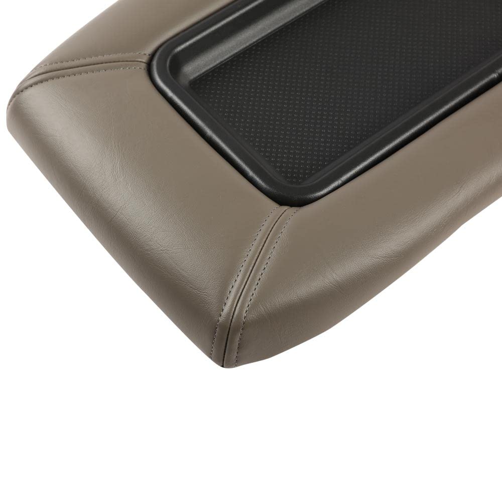 G-PLUS Center Console Lid Repair Kit Arm Rest Latch Compatible for 99-07 GMC Sierra Yukon Chevy Silverado Suburban Tahoe Part Light Gray 19127364 19127365 19127366
