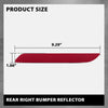 G-PLUS Rear Right Bumper Reflector, Compatible with BMW 320i 328i 328d 335i 428i 430i Base 2012-2017, Passenger Side, 63147382234, BM1185100