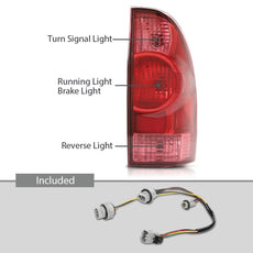 G-PLUS Rear Tail Light for Toyota Tacoma 2005-2015 Passenger Side Product Specifications