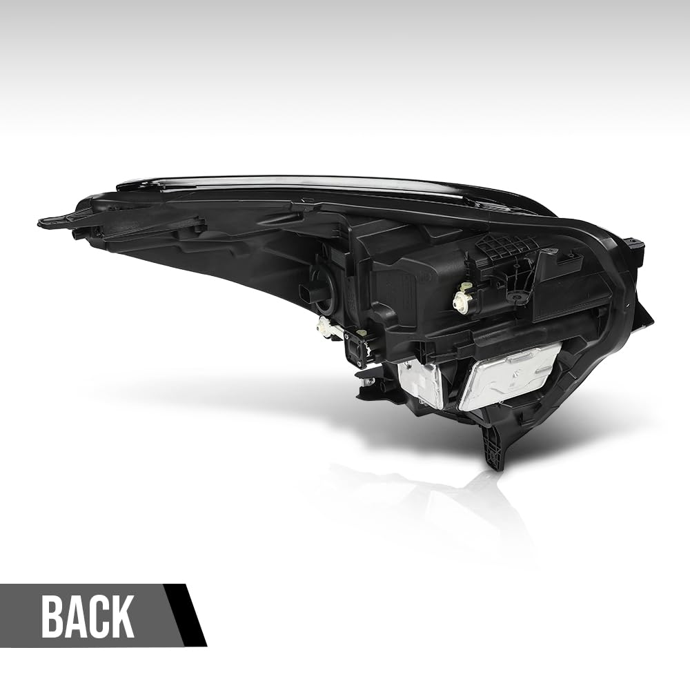 G-PLUS LED Headlight Front Left Driver Side Compatible with Cadillac XT5 2020-2023 84849607 Black