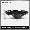 G-PLUS Front Bumper Retainer Bracket Set Compatible with Toyota Yaris Base 2007-2012,Compatible with Toyota Yaris S 2007-2009 5253552131