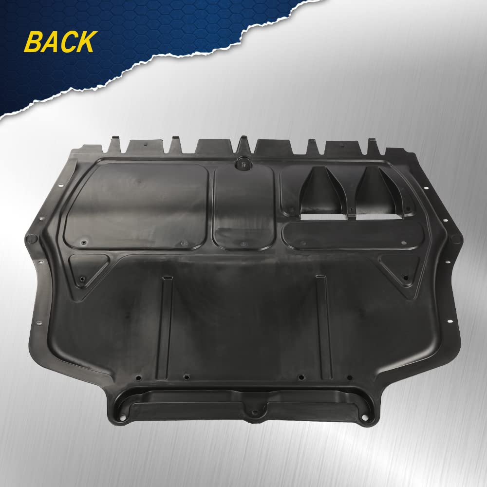 G-PLUS Front Engine Splash Shield Compatible with 2012-2015 Volkswagen Passat, Front Center Lower Undercar Shield Replacement