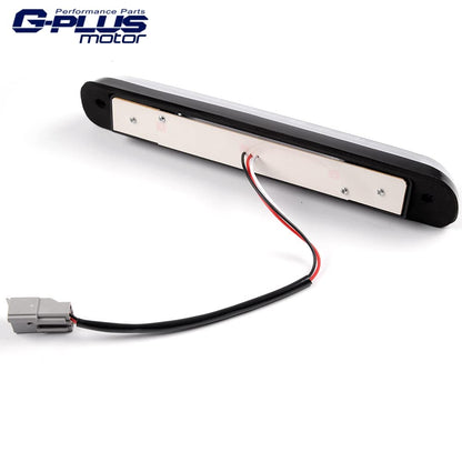 G-PLUS Rear LED Third Brake Light Compatible With 1999-2016 Ford F250 F350 F450 F550 SD Super Duty,3RD Cargo Led Tail Lamps Clear lens Chrome Housing Tercera Luz De Freno