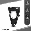 G-PLUS Fog Light Bezel Lamp Trim w/Chrome Right Passenger Compatible with Toyota RAV4 2016-2018 520300R030
