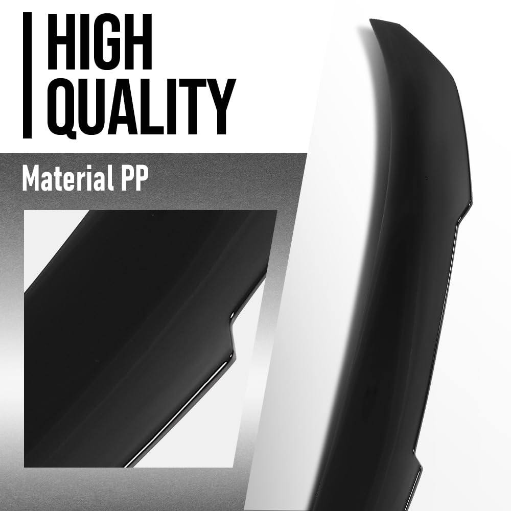 G-PLUS Rear Trunk Spoiler Wing Compatible with BMW G30 5 Series 4 Door Sedan 2017-2023 Fit BMW F90 M5 2018-2023 Trunk Spoiler Wing Glossy Black