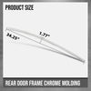 G-PLUS Rear Right Door Frame Chrome Molding Trim Compatible with Kia Optima 2011-2015 838602T000, 83860-2T000 Silver