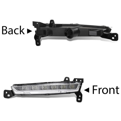 G-PLUS LED Fog Light Driver Daytime Parking Lamp Left Driver Side Compatible with Lincoln MKZ 2017-2020 FO2520195, HP5Z13200B Black