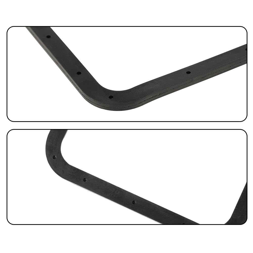 G-PLUS Steel Core Rubber Valve Cover Gaskets Compatible with SBC Chevy 305 327 350 383 400 Engines 7484BOX