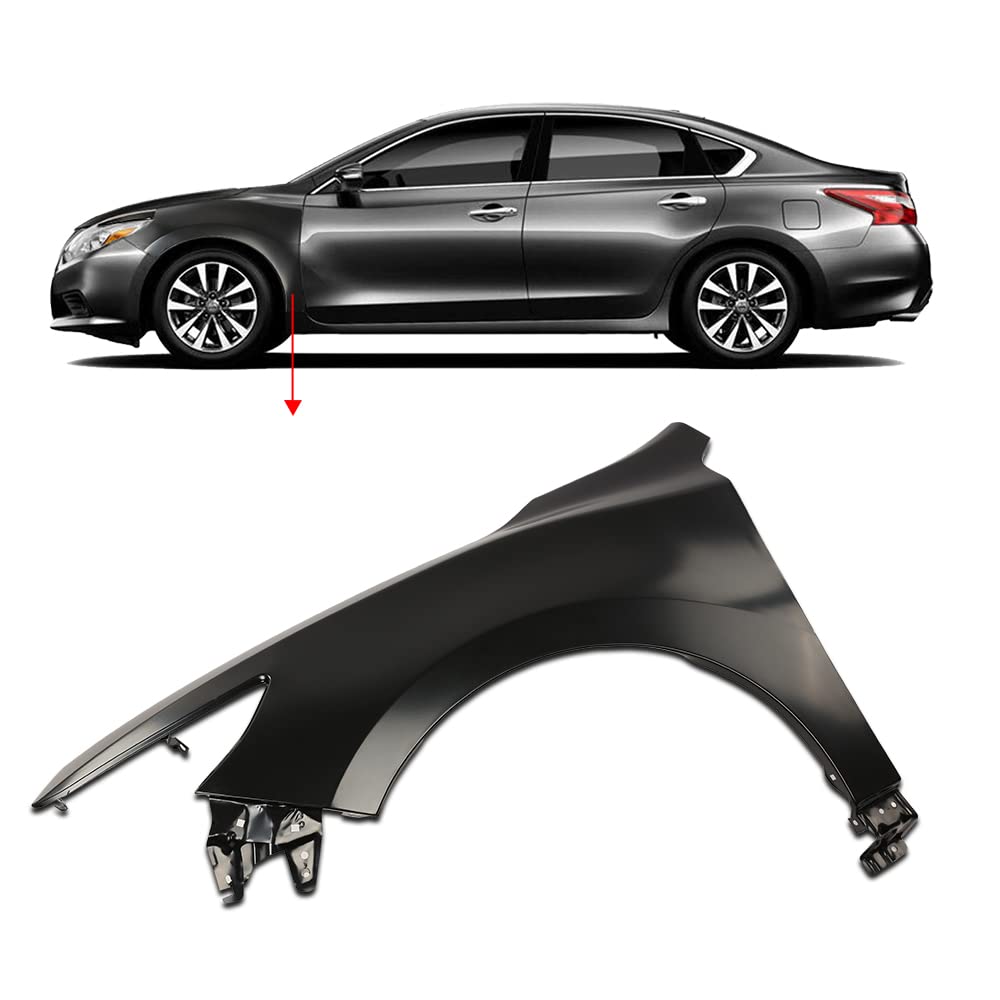G-PLUS Front Left Driver Side Fender Flares Compatible with 2016-2017 Altima Base 2016-2018 Altima/S/SL/SR/SV 631009HS0A NI1241221 631019HS0A NI1240221