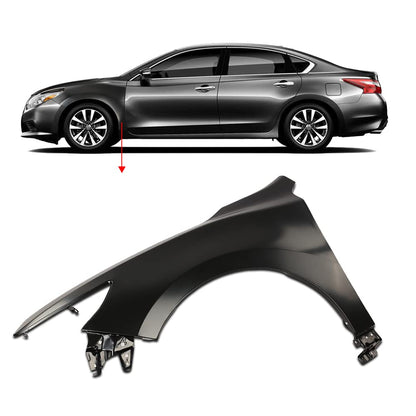 G-PLUS Front Left Driver Side Fender Flares Compatible with 2016-2017 Altima Base 2016-2018 Altima/S/SL/SR/SV 631009HS0A NI1241221 631019HS0A NI1240221