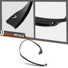 G-PLUS Rubber Sealing Trim Headlamp Decorative Strip Compatible with Porsche Cayenne 2011-2014 Black