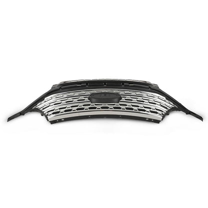 G-PLUS Front Bumper Upper Grille Radiator Compatible with Ford Explorer 2020 2021 2022 Chrome Plastic