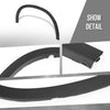 G-PLUS Rear Right Side Quarter Wheel Arch Flare Molding Compatible with BMW X5 Sport Utility 4-Door 2014-2018 51777294372, 5177-7294372 Black