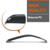 G-PLUS Out-Channel Window Visor Deflectors Compatible with Chevy Silverado & GMC Sierra 1500 1999-2006 | Rain & Glare Protection | Cab Cooler | Smoky