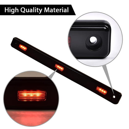 G-PLUS Rear Red Marker Light with Pigtail Connector Compatible with all Ford Super Duty with DRW 2017 2018 2019 2020 2021 2022 Marker Lamp