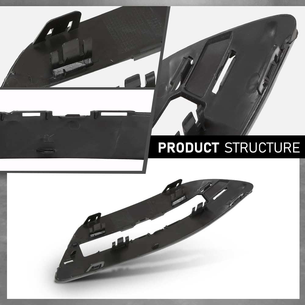G-PLUS Pair Fog Light Cover Daytime Running Light Cover, Compatible with Benz C250 C350 2012-2015/C300 2012-2014, LH Driver & RH Right 2PCS, 2048803224, 2048803324