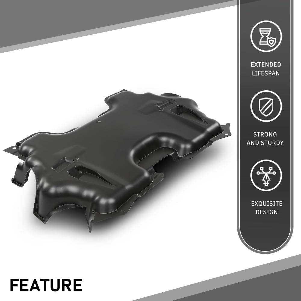 G-PLUS Engine Splash Shield Center Cover Compatible with Benz E320 Bluetec Sedan 4-Door 2007-2009,Fit Benz E350 4Matic Sedan/Wagon 4-Door 2006-2009,2115242430, 211-524-24-30
