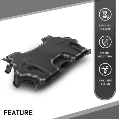 G-PLUS Engine Splash Shield Center Cover Compatible with Benz E320 Bluetec Sedan 4-Door 2007-2009,Fit Benz E350 4Matic Sedan/Wagon 4-Door 2006-2009,2115242430, 211-524-24-30