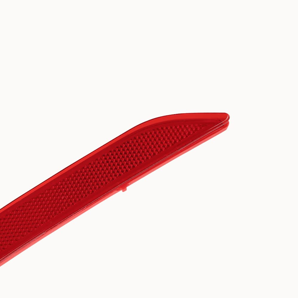 G-PLUS Bumper Reflector Set Compatible with 2017-2018 Elantra Red Rear Left & Right Side
