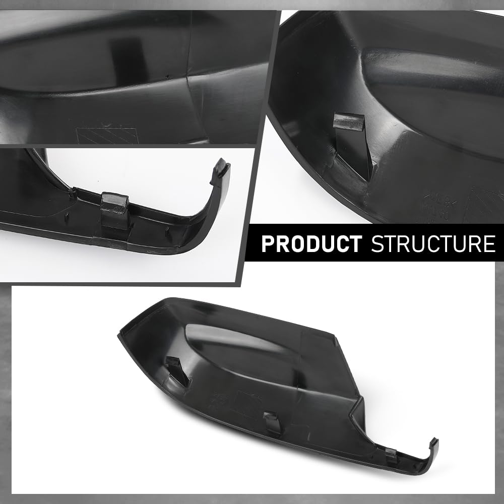 G-PLUS Pair Mirror Lower Cover Compatible with Subaru Crosstrek Legacy Outback 2013-2014, Fit Subaru Impreza 2012-2014, Fit Forester 2014-2018 91054AJ220, LH & RH