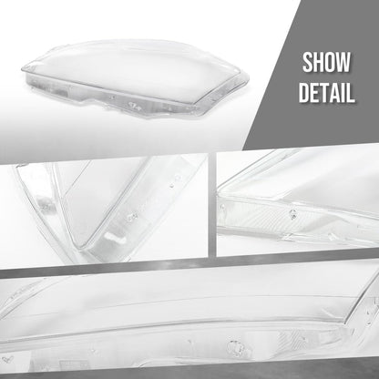 G-PLUS Headlight Lens Cover Compatible with Benz S-Class W221 2010-2013 Left & Right Front Headlamp Lens Cover Clear