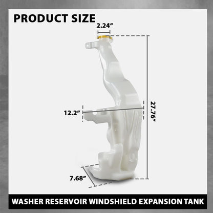 G-PLUS Washer Reservoir Windshield Expansion Tank Compatible with Jeep Grand Cherokee 2011-2021 CH1288220, 57010719AF