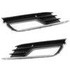 G-PLUS Fog Light Lamp Cover Trim Pair Compatible with Audi A3/A3 Quattro 2015-2016 8V5807682A9B9