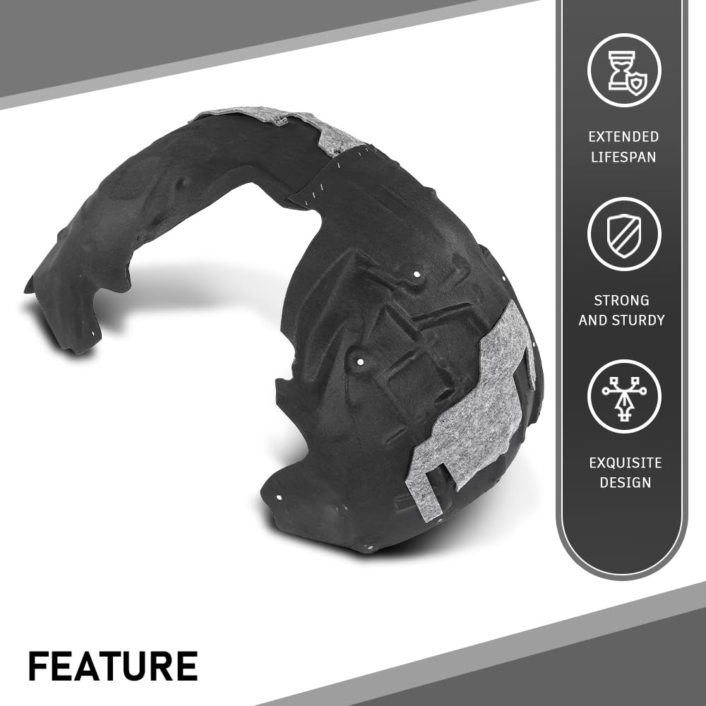 G-PLUS Front Left Fender Liner Compatible with Audi A7 Quattro S7 RS7 2012-2018 4G8821171D