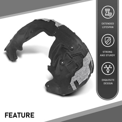 G-PLUS Front Left Fender Liner Compatible with Audi A7 Quattro S7 RS7 2012-2018 4G8821171D