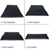 G-PLUS 8Ft Long Bed 4-Fold Lock Tonneau Cover Compatible with 2007-2013 Chevy Silverado GMC Sierra Black