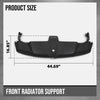G-PLUS Front Radiator Support Lock Trim Cover Panel Compatible with Porsche Cayenne 2019 2020 2021 2022 2023 9Y0805504 Black