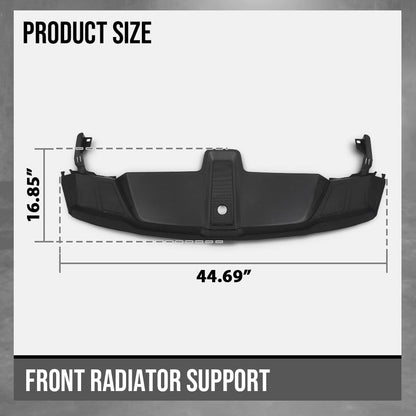 G-PLUS Front Radiator Support Lock Trim Cover Panel Compatible with Porsche Cayenne 2019 2020 2021 2022 2023 9Y0805504 Black