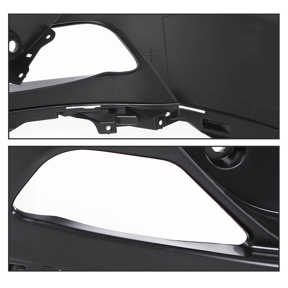 G-PLUS Rear Upper and Lower Bumper Covers Compatible with 2016-2018 Toyota RAV4 521690R010, TO1115106, 521590R914, TO1114102