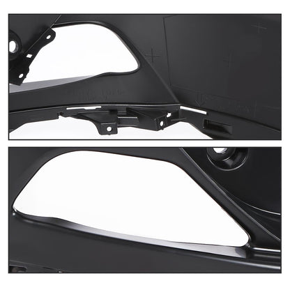 G-PLUS Rear Upper and Lower Bumper Covers Compatible with 2016-2018 Toyota RAV4 521690R010, TO1115106, 521590R914, TO1114102