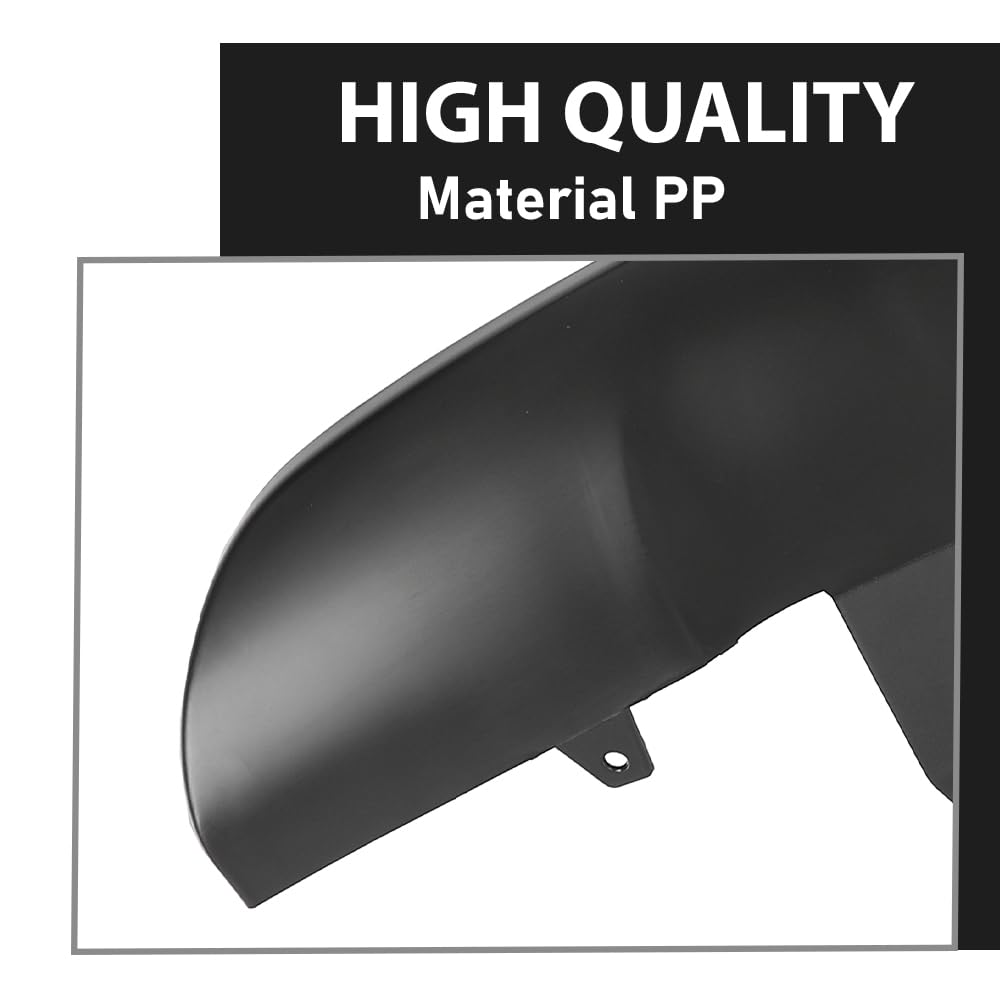 G-PLUS Rear Lower Bumper Valance Compatible with Toyota RAV4 Adventure/Platinum 2017-2018,Fit Toyota RAV4 (submodel: LE, Limited, SE, XLE) 2016-2018 524530R010, TO1195107 Black