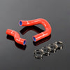 G-PLUS Silicone Coolant Radiator Hose Kit Clamps Compatible With 1968-1973 NISSAN Datsun 510 KA24-DE,Red
