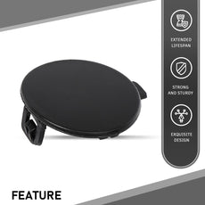 G-PLUS Front Bumper Tow Hook Cover for Jeep Compass 2017-2021 Black Additional Angle