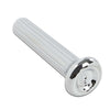 G-PLUS Cars Chrome Ribbed Door Lock Knobs Plastic - Pair Compatible with GM 1968 1969 1970 IN6727Z